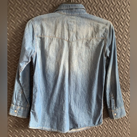 Levi's Girls Denim Shirt, Size Large (12-13 yrs), Blue - Excellent Condition! - Picture 4 of 7
